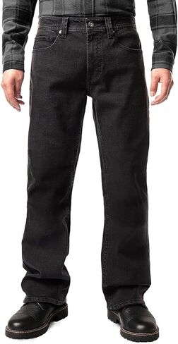 حذاء جينز رجالي من Axel مصنوع من قماش الدنيم | كاوبوي جينز | بنطلون جينز مريح للرجال in Kuwait