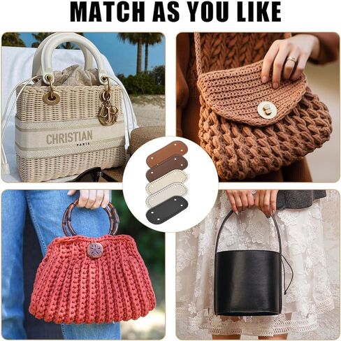 5 قطع من قيعان المحفظة البيضاوية الطويلة مقاس 3.9 × 11.8 بوصة لحقائب الكروشيه، 5 ألوان من أسفل حقيبة كروشيه من البولي يوريثان، مع وسادات تشكيل قاعدة الثقب، لصناعة المنتجات اليدوية، والمحفظة، والمحفظة، وحقيبة اليد، وصناعة الحرف اليدوية in Kuwait