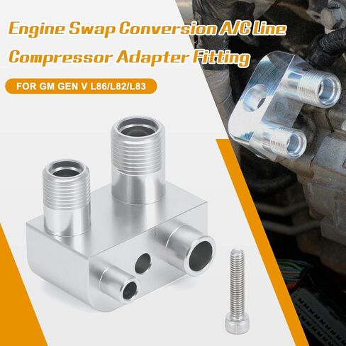 لجنرال موتورز Gen V L86 L83 محرك مبادلة تحويل A/C خط ضاغط محول المناسب in Kuwait