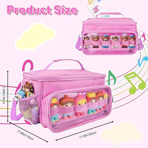 حقيبة حمل BEBOAN لشخصيات Tonies & Tonie Box 2/1، مجموعة Toniebox للمبتدئين، وحدة تخزين ومنظم Tonie لشخصيات Tonies، حزمة مشغل الصوت Toniebox 2، حقيبة سفر محمولة للألعاب، أزرق in Kuwait