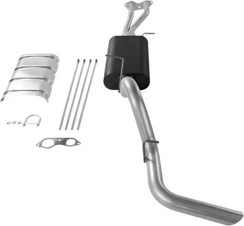 Flowmaster 17165 Force II Cat-Back Exhaust Kit 3 Inch Aluminzed Steel Compatible with 1996-1999 Chevy Tahoe/GMC Yukon 5.7L 2 Door in Saudi Arabia