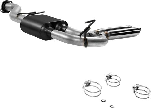 Flowmaster 17392 American Thunder Cat-Back Exhaust Kit 3 Inch Aluminized Steel 3 Inch Stainless Tips Compatible with 1999-2007 Classic Chevy Silverado GMC Sierra 1500 4.8L 5.3L Standard Cab Short Bed in Saudi Arabia