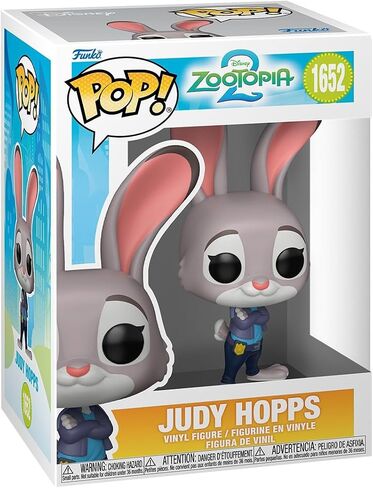 Funko Pop! Disney: Zootopia 2 - Judy Hopps - Collectable Vinyl Figure - Gift Idea - Official Merchandise - Toys for Kids & Adults - Disney Fans - Model Figure for Collectors and Display in Saudi Arabia