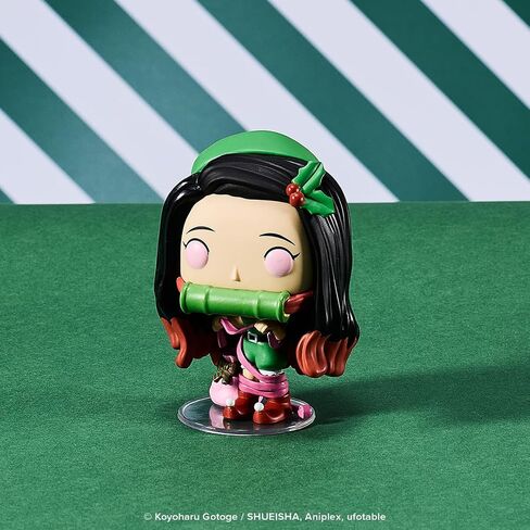 Funko Pop! Plus: Demon Slayer - Nezuko Kamado - Holiday - Collectable Vinyl Figure - Gift Idea - Official Merchandise - Toys for Kids & Adults - Anime Fans - Model Figure for Collectors and Display in Saudi Arabia