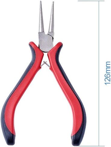 1Pcs 135mm Wire Cutter Pliers Chain Nose Pliers with Serrated Jaw Carbon Steel Jewelry Tool Pincers For DIY Jewelry Making Handmade Supplies Accessories in Saudi Arabia