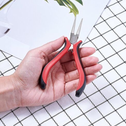 1Pcs 135mm Wire Cutter Pliers Chain Nose Pliers with Serrated Jaw Carbon Steel Jewelry Tool Pincers For DIY Jewelry Making Handmade Supplies Accessories in Saudi Arabia