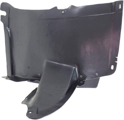 Evan Fischer Fender Liner Front, Driver and Passenger Side, Front Section Compatible with 2006-2009 Volkswagen Rabbit Plastic Material, Set of 2, (2) Fender Liners - VW1251113, VW1250113 in Saudi Arabia