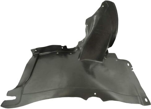 Evan Fischer Fender Liner Front, Driver and Passenger Side, Front Section Compatible with 2006-2009 Volkswagen Rabbit Plastic Material, Set of 2, (2) Fender Liners - VW1251113, VW1250113 in Saudi Arabia