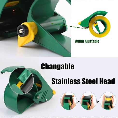 Packing Tape Dispenser for Packing Boxes, Moving Supplies, Shipping and Mailing, Green in Saudi Arabia