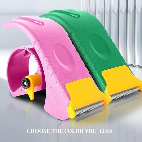 Packing Tape Dispenser for Packing Boxes, Moving Supplies, Shipping and Mailing, Green in Saudi Arabia