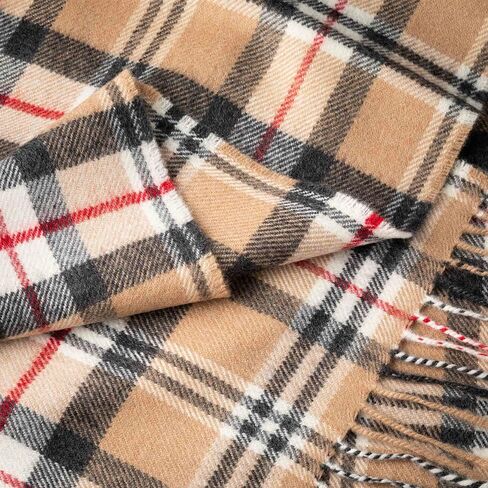 Biddy Murphy Irish 100% Merino Wool Scarf for Women, Long, Soft Brushed Woolen Fiber, Imported in Saudi Arabia