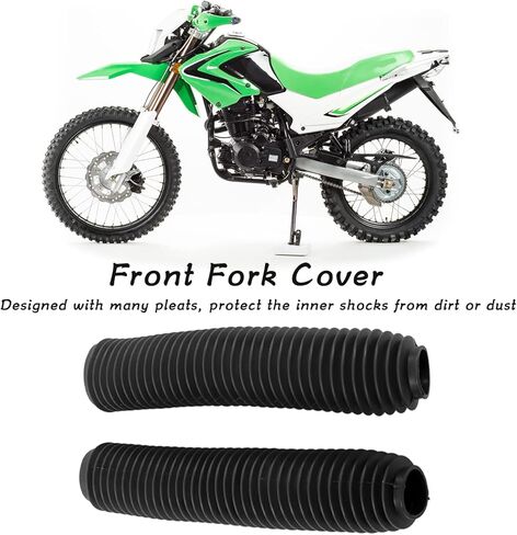 واقي الشوكة الأمامية غطاء الغبار أحذية الصدمات لـ CR80 CR125 CR250 CRF250 YZ80 YZ125 YZ250 WR450 KX125KD X200 KDX250 بديل لـ RM125 DR250 DRZ400 (أحمر) in Kuwait