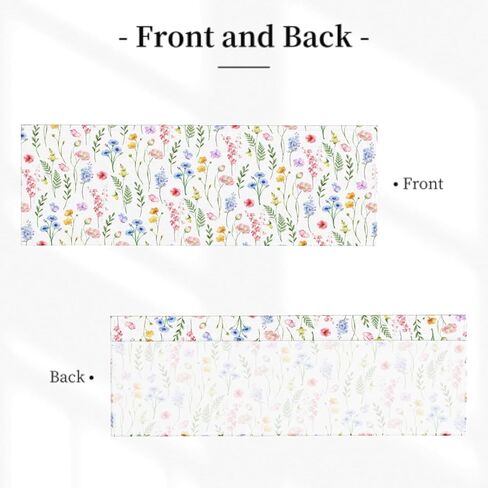 الستائر الأزهار السوداء للنوافذ أسود أبيض زهرة الستارة الستارة للمطبخ غرفة المعيشة مقهى الطابق السفلي الحديثة قضيب جيب الستار لبلد المزرعة 54 × 18 بوصة in Kuwait