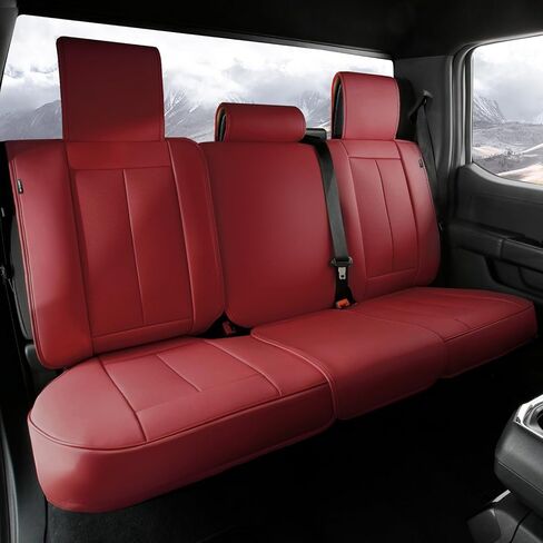 Coverland Custom Car Seat Covers Compatible with 2010-2014 Ford Mustang - Premium Leather Non-Slip Memory Foam Waterproof Seat Cover Custom Fit Interior Protector [Front Seat-Black] in Saudi Arabia