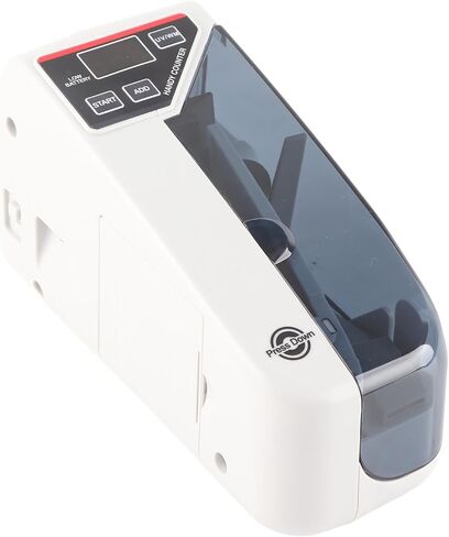 Yctze Portable Mini Cash Counting Machine, Handheld WearResisting Currency Counter for Money, Bill Counting - Suitable for 110V-240V (US Plug) in Saudi Arabia