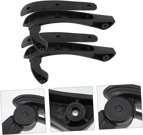 2Pcs Ergonomic Armrest Replacements for Office Chairs High Strength Chair Parts Comfortable Support for Daily Use in Saudi Arabia