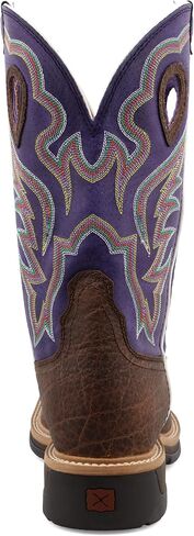 Twisted X Men’s Alloy Toe Lite Western Boots - Casual Boots for Men - Brown & Purple, 14 EE in Saudi Arabia