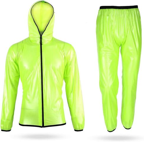 Neutral Outdoor Portable Windproof and Waterproof Raincoat Set Cycling Sports Raincoat Rain Pants in Saudi Arabia