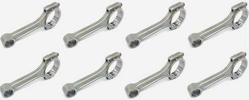 Complete set of (8) Rebuilt OEM Connecting Rod compatible with 1999-2010 LS Vortec 5.3L & 6.0L and 1997-05 5.7L LS1 LS6 Casting #143 in Saudi Arabia