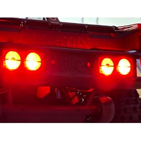 أضواء للمصابيح الخلفية Arrma Mojave 4s الخلفية الحمراء مقياس المظهر عدة LED التوصيل والتشغيل in Kuwait