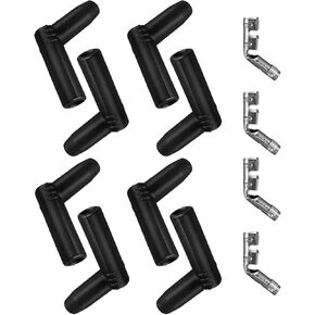 135 45 Degree Silicone Boots and Terminal Kit Fit for 7mm-8.5mm Spark Plug Wire, Include 8 Terminals and 8 Protective sleeves in Kuwait