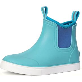 Women's Deck Boots Waterproof Ankle Rain Boots Outdoor Fishing Garden Boots for Women Anti-Slip Lightweight Comfortable Work Shoes in Kuwait