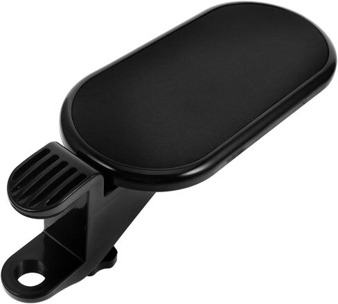Ergonomic Rotating Desk Arm Support with Adjustable Clamp Elbow Rest for Office Chair with Foldable Design for Enhanced Workspace and Portable Use Black in Saudi Arabia