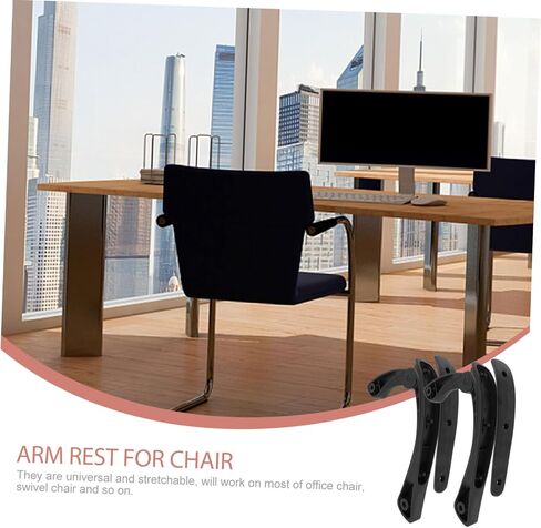 Cabilock 2Pcs Household Chair Armrest Replacement Office Chair Armrest Parts Sturdy Arm Rests Comfortable Support for Office Home Pregnant Women Seniors in Saudi Arabia