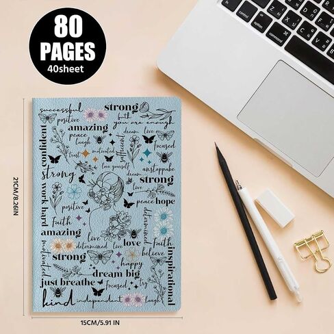 دفتر يوميات من جلد الفطر والحلزون، دفتر يوميات مقاس A5 لتدوين الملاحظات المكتبية، مخطط دفاتر ملاحظات للكتابة مقاس 8.3 × 5.8 بوصة، مذكرات السفر، هدايا لمحبي الطبيعة in Saudi Arabia