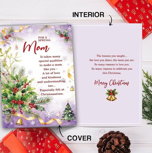 Romantic Christmas Card for Wife,Special Xmas Card for Wife,Unique Christmas Idea Gift from Husband in Saudi Arabia