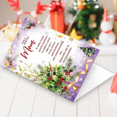 Romantic Christmas Card for Wife,Special Xmas Card for Wife,Unique Christmas Idea Gift from Husband in Saudi Arabia