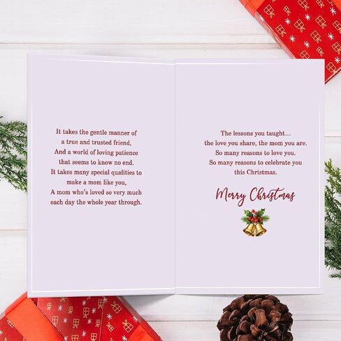 Romantic Christmas Card for Wife,Special Xmas Card for Wife,Unique Christmas Idea Gift from Husband in Saudi Arabia