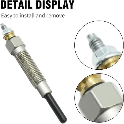 MDEOOSKY 3Pcs 32A66-03102 Glow Plugs, Replacement for Mitsubishi S3L S3L2 Engine Forklift Trucks Compact Tractors Excavators, Replaces 32A66-03102 32A66-03101 32A66-03100 in Saudi Arabia