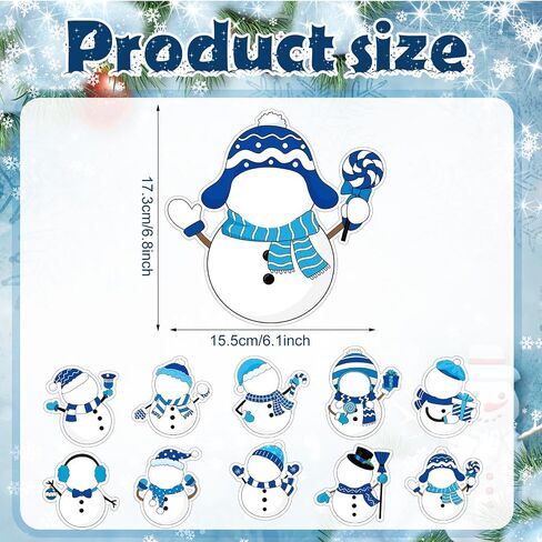 Poen 50 Pieces Christmas Gingerbread Man Paper Cutouts for Photo Crafts Christmas DIY Gingerbread Cutouts for Bulletin Boards with 100 Pcs Glue Points for Winter Holiday Classroom Home Wall Decor in Saudi Arabia