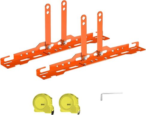 Professional Wheel Leveling Alignment Tool Suitable for 14mm 16mm Nut Includes Measuring Tape Wall Mountable Design Wheel Alignment Tool Set in Kuwait