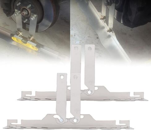 Estink Toe Alignment Tool Plates, Wheel Angle Alignment Tools for UTV, ATV, 2 Sets with Extension Brackets, Convenient Hanging Hole, Made from Sturdy Steel Material in Saudi Arabia