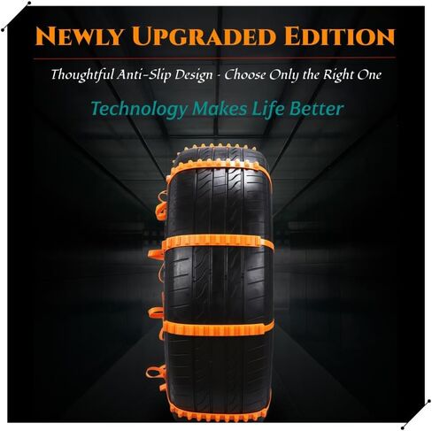 Snow Chains Tire Chains for Honda Nc700 Nc700x NC 700 / S/X Integra,Emergency Snow Chains for Car,Adjustable Anti-Slip Tire Zip Ties,Portable Traction Cables,for Winter Driving in Saudi Arabia