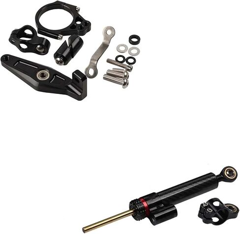 Motorcycle Steering Damper Stabilizer Mount Bracket Mount Kit For YAMAHA MT09 MT-09 SP 2021 2022 2023 2024 MT 09 Accessories(Carbon fiber) in Kuwait