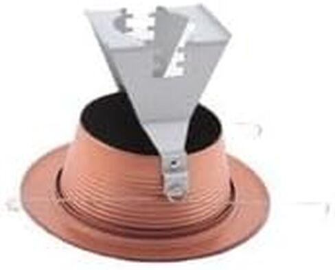 #US Nora NT-5010BZ 5" Stepped Baffle with Metal Ring and Bracket Bronze in Saudi Arabia