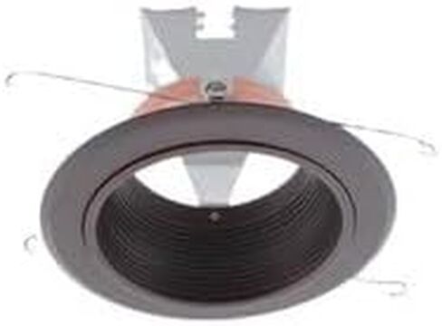 #US Nora NT-5010BZ 5" Stepped Baffle with Metal Ring and Bracket Bronze in Saudi Arabia