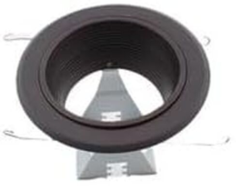 #US Nora NT-5010BZ 5" Stepped Baffle with Metal Ring and Bracket Bronze in Saudi Arabia