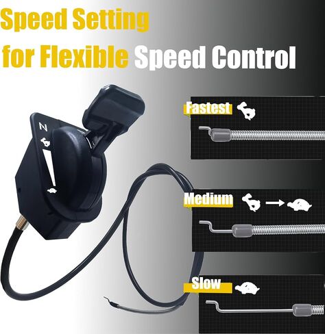 946-05098c Throttle Choke Cable Compatible with Cub Cadet XT1-GT50 GT54 LT46 LT46 LT50 LT54 FAB XT2-GX54 LX42 LX46 LX50 ST54 FAB MTD Craftsman Replace #946-05098A 946-05098b 746-05098a in Kuwait