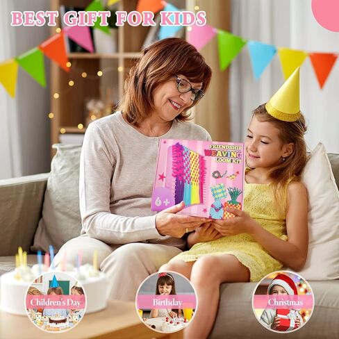 HOMY MART Weaving Loom Kit Toys للأطفال والكبار، حلقات بوثولدر الحرف اليدوية للفتيات الذين تتراوح أعمارهم بين 6 7 8 9 10 11 12، 7 "وعاء حامل تلوح في الأفق مجموعات الحياكة والهدايا للأطفال والمبتدئين، 280 حلقة حرفية in Kuwait