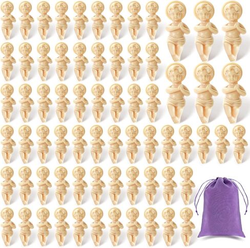 Baby Jesus Figurine 1.5'' King 36 Pack Cake Figure with Gift Bag Resin Mini Jesus Figures Figurines Party Cake Toppers Decorations Religious Gifts Non-Edible Cake Toppers in Saudi Arabia