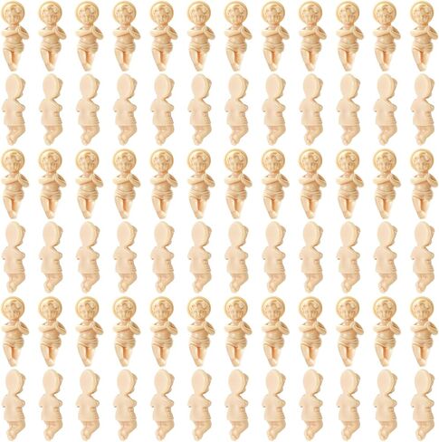 Baby Jesus Figurine 1.5'' King 36 Pack Cake Figure with Gift Bag Resin Mini Jesus Figures Figurines Party Cake Toppers Decorations Religious Gifts Non-Edible Cake Toppers in Saudi Arabia