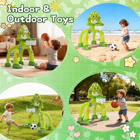 هدف كرة السلة للأطفال الصغار من عمر 1 إلى 3 سنوات، ألعاب أطفال لهدايا الأولاد بعمر عام واحد، لعبة رياضية للأطفال مع موسيقى صوتية خفيفة، ألعاب تفاعلية للأطفال لهدايا عيد الميلاد للأولاد والبنات in Kuwait