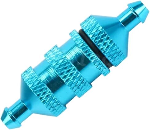 ملحقات Rc لـ HSP 1/8 لمرشح Nitro الألومنيوم 80118 RC أجزاء محرك السيارة لملحقات الخزان قطع الغيار (أزرق) in Kuwait