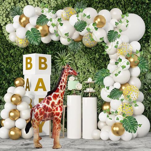 ILILEISURELY Inflatable Giraffe,Realistic Safari Jungle Animal Balloon for Birthday Baby Shower Wedding Party Decorations Wildlife Photo Prop in Saudi Arabia