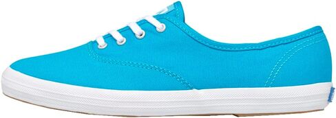 Keds Women's Champion Canvas Lace Up Sneaker, Neon Pink, 6 in Saudi Arabia