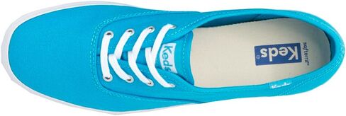 Keds Women's Champion Canvas Lace Up Sneaker, Neon Pink, 6 in Saudi Arabia
